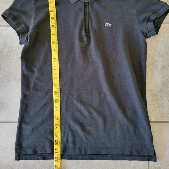 Lacoste polo shirt, size 38, Black color‎ - Picture 6 of 7